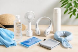 熱中症対策グッズを含むキャンプの持ち物は何が必要？